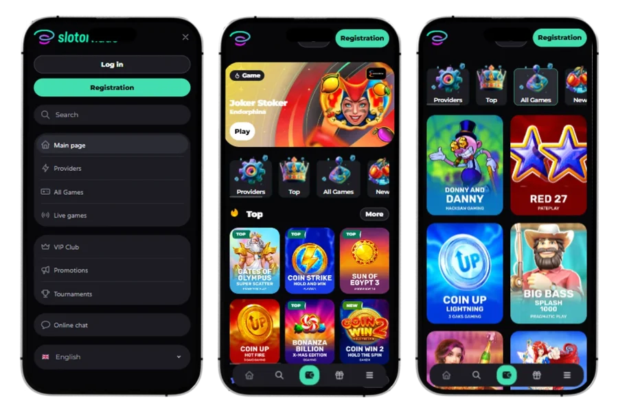 Slotornado casino Mobile Version